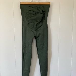 Blanqi Maternity Leggings Forest Green EUC